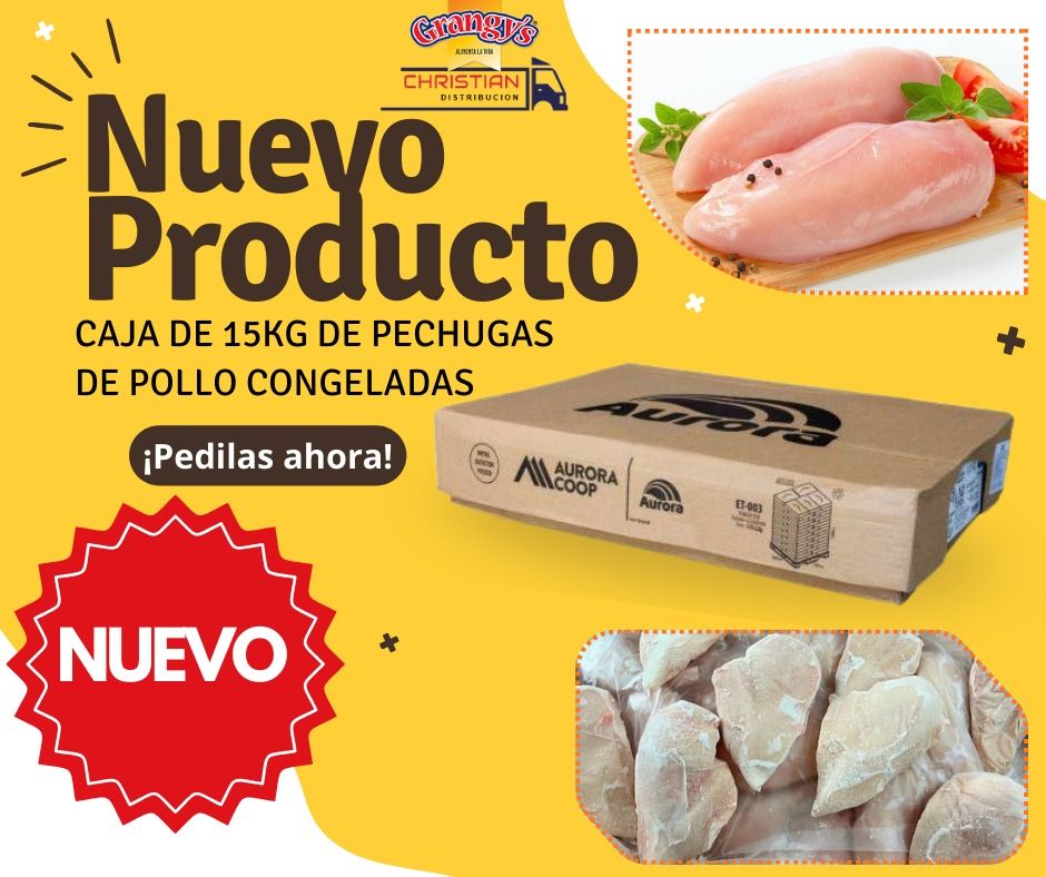 Pechugas Congeladas 15kg