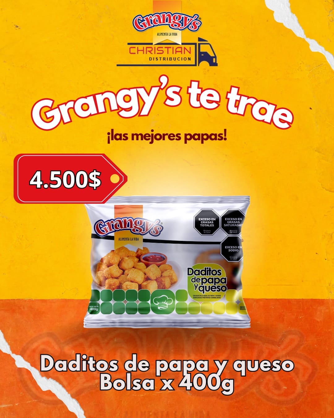 Grangys Daditos Papa Queso