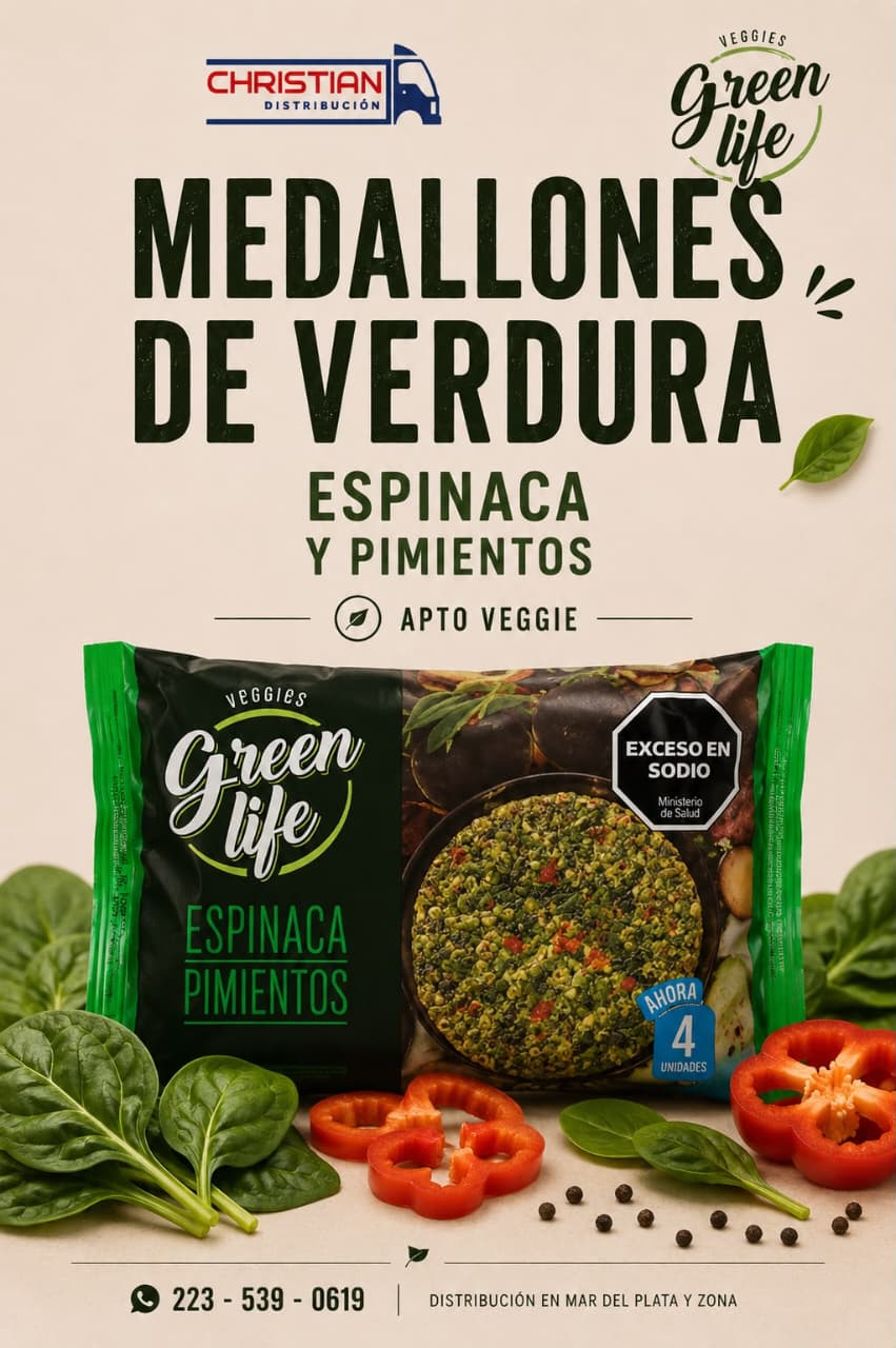 Grangys Medallones Veggie Green Life