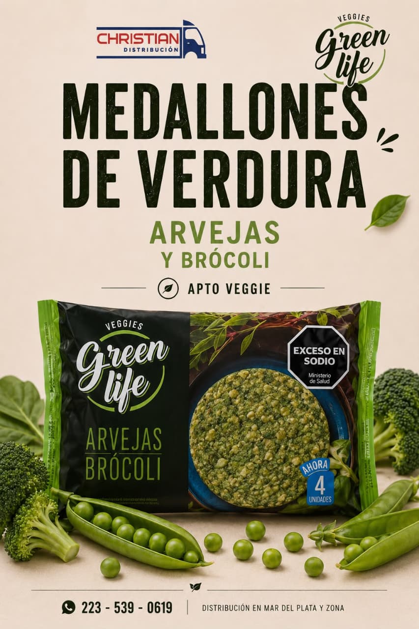 Grangys Medallones Veggie Green Life