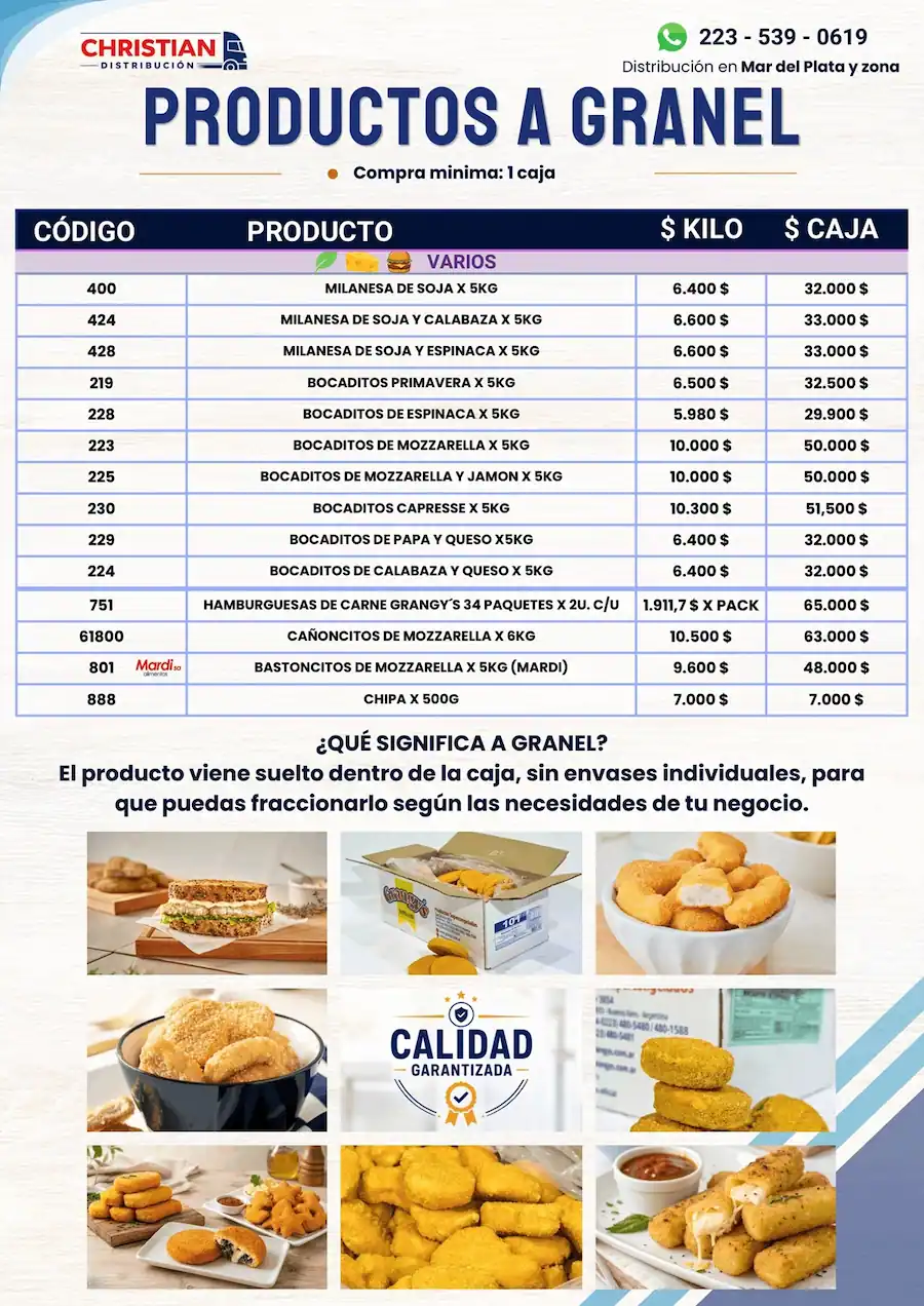 Grangys Lista de Precios 4