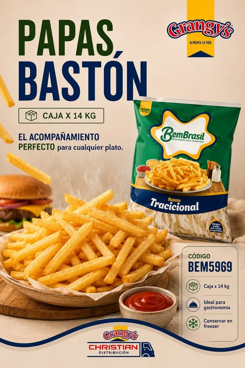 Grangys Papas Baston Bem Brasil