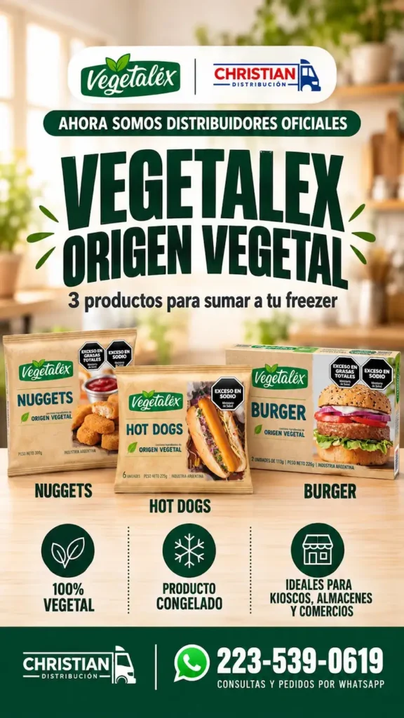 Nuggets Hot Dog Burger Vegetalex